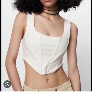 Zara corset top 
Small